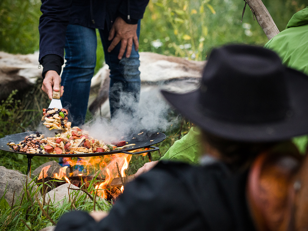 Ulvsby Ranch matlagning ute