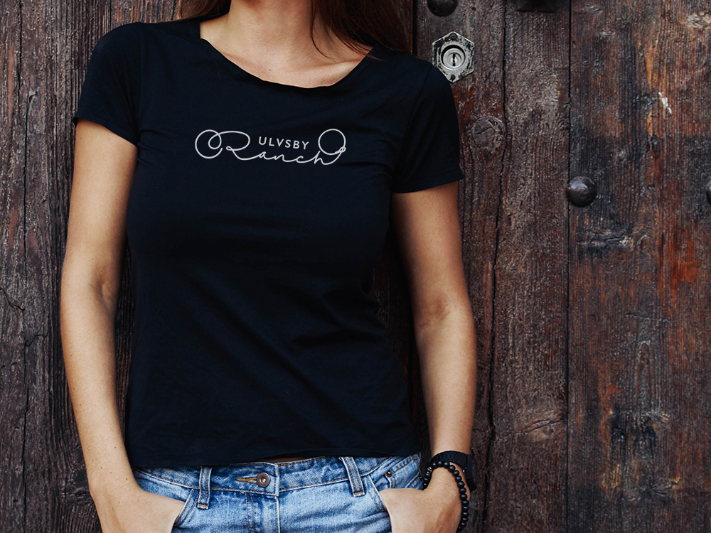 Ulvsby Ranch logotyp tröja