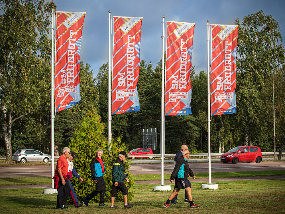 IF Göta SM i Friidrott 2019, flaggor