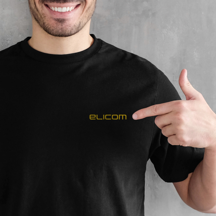 Elicom logotyp på tröja