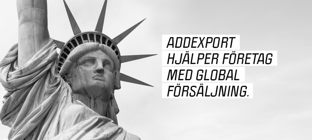 Addexport budskap på bild