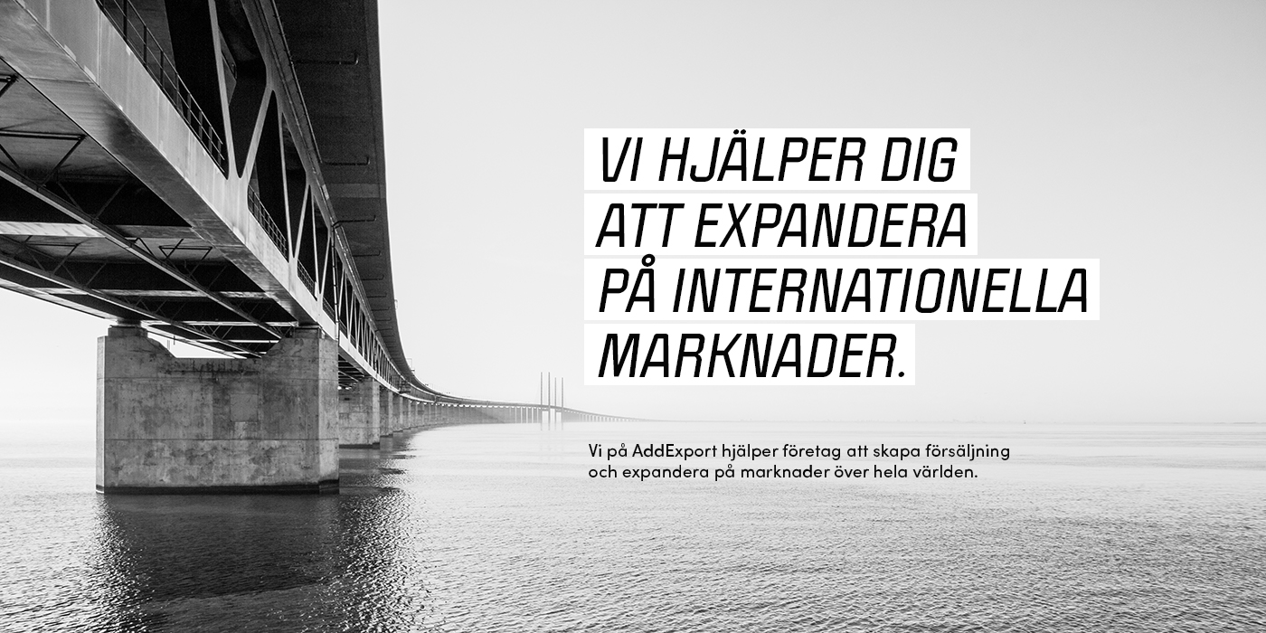 Addexport budskap på bild