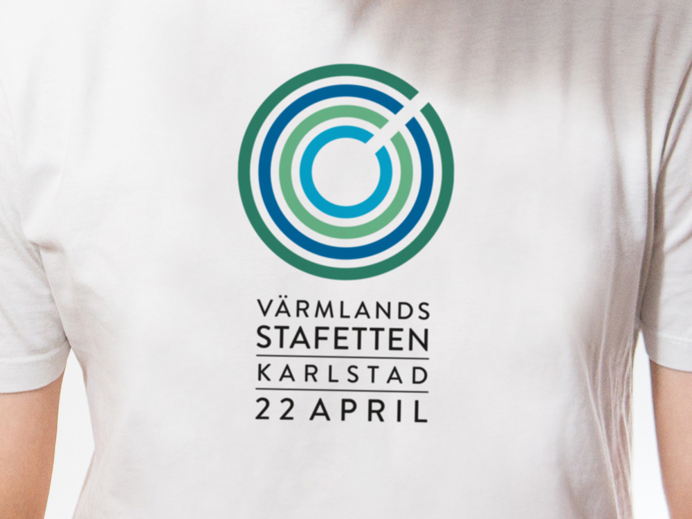 Logotyp på tröja Värmlandsstafetten