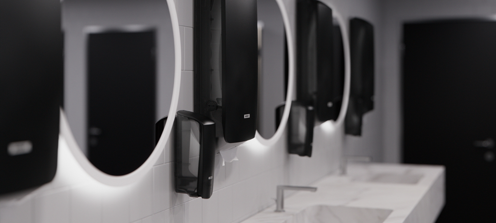 Katrin Hand Towel dispenser XL Black